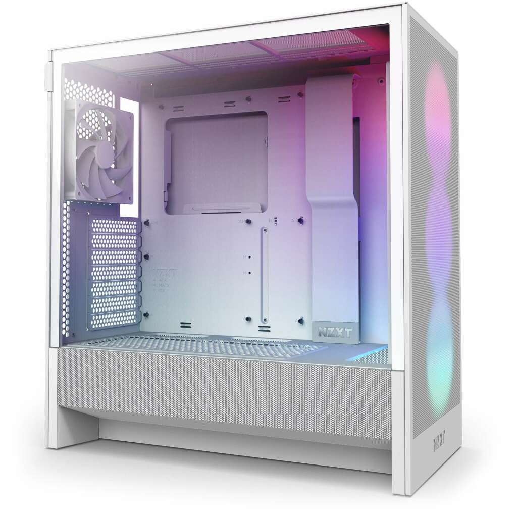 NZXT H5 Flow 2024 : Le boîtier moyen-tour qui redéfinit le refroidissement gaming 4 Case H5 Flow RGB W non system hero 2