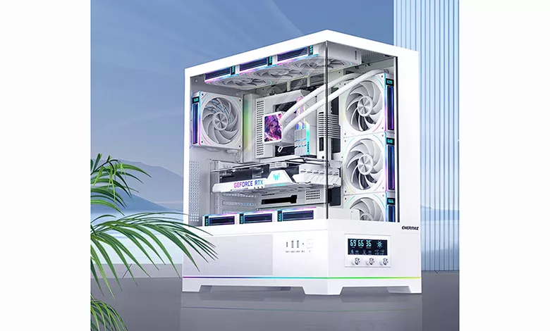 ENERMAX Pano D58 : un boîtier ATX aquarium avec panneau de commande en façade 1 ENERMAX Pano D58 Couv