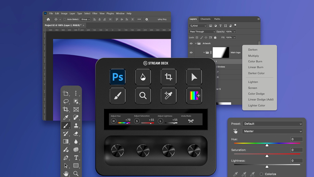 Elgato x Adobe : intégrer Photoshop à Stream Deck 2 Elgato x Adobe Image02