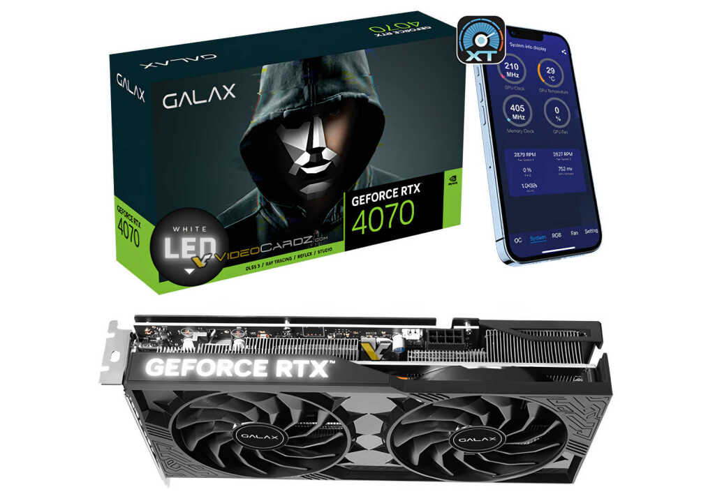 NVIDIA lance une nouvelle GeForce RTX 4070 GDDR6 ? 2 GALAX RTX 4070 GDDR6 BOX