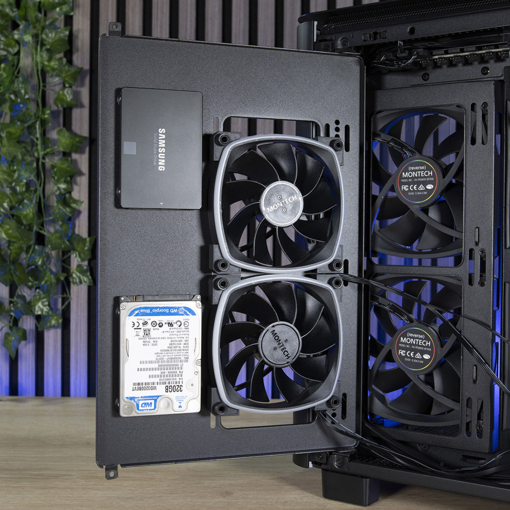 MONTECH KING 95 PRO paroi interne stockage ventilateurs