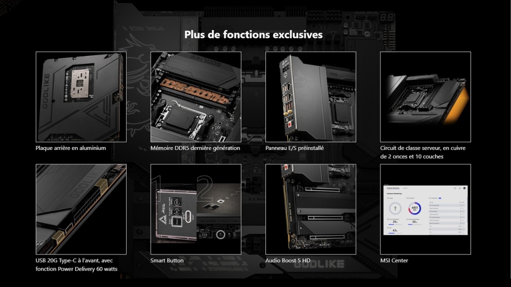MSI MEG X870E GODLIKE : La carte mère ultime pour les processeurs AMD Ryzen 9000 3 MSI MEG X680E GODLIKE Rumor specs