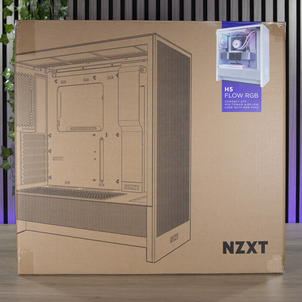 NZXT H5 Flow RGB emballage face arrière