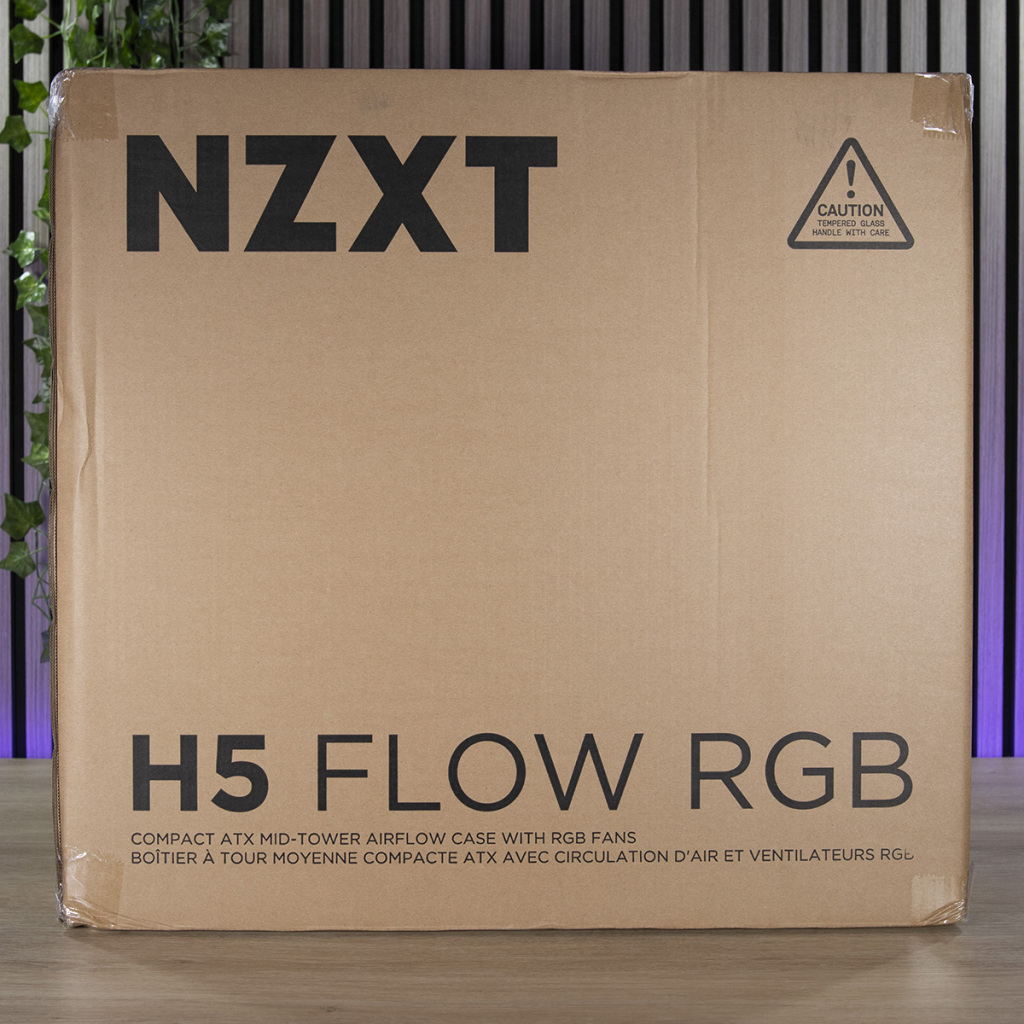 NZXT H5 Flow RGB emballage face avant