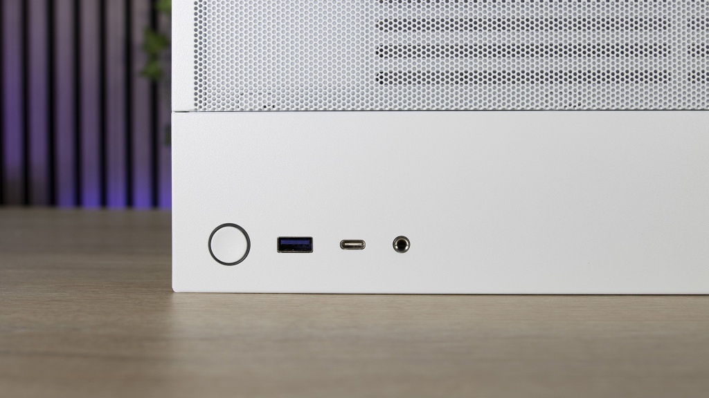 NZXT H5 Flow RGB panneau boutons ES