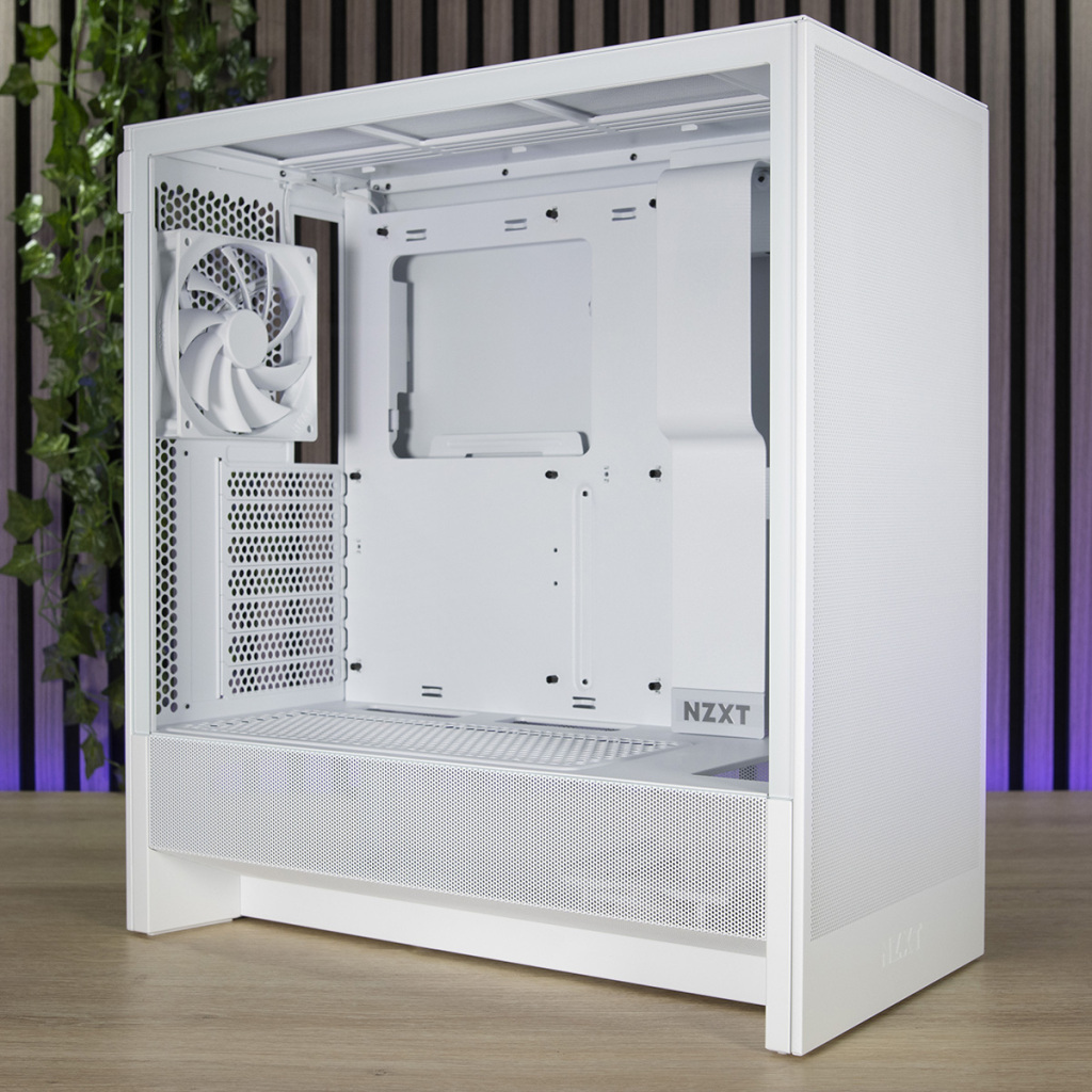 NZXT H5 Flow RGB trois quarts avant