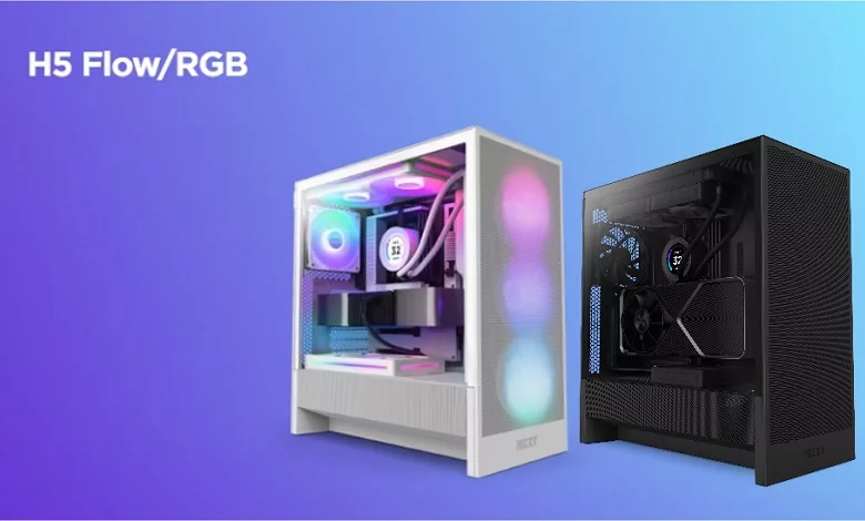 NZXT H5 Flow 2024 : Le boîtier moyen-tour qui redéfinit le refroidissement gaming 1 NZXT h5 Flow rgb 2024 Heroimg