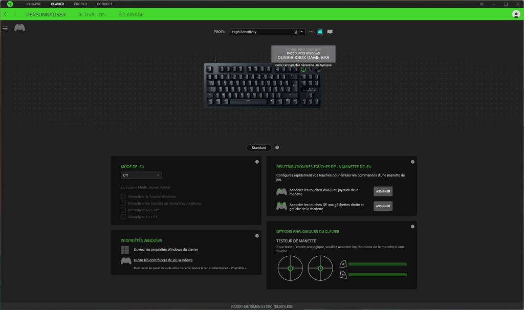 RAZER Hunstman V3 Pro TKL logiciel multimédia 1