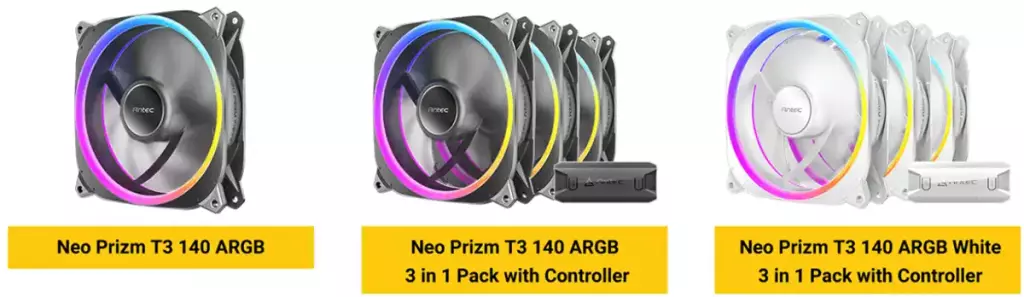 Tranquil, de nouveaux ventilateurs chez ANTEC 6 antec neo prizm t3 140 argb