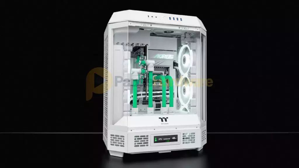 Thermaltake repousse les limites avec The Tower 600 : Le boîtier modulaire ultime 11 the tower 600 build watercooling white