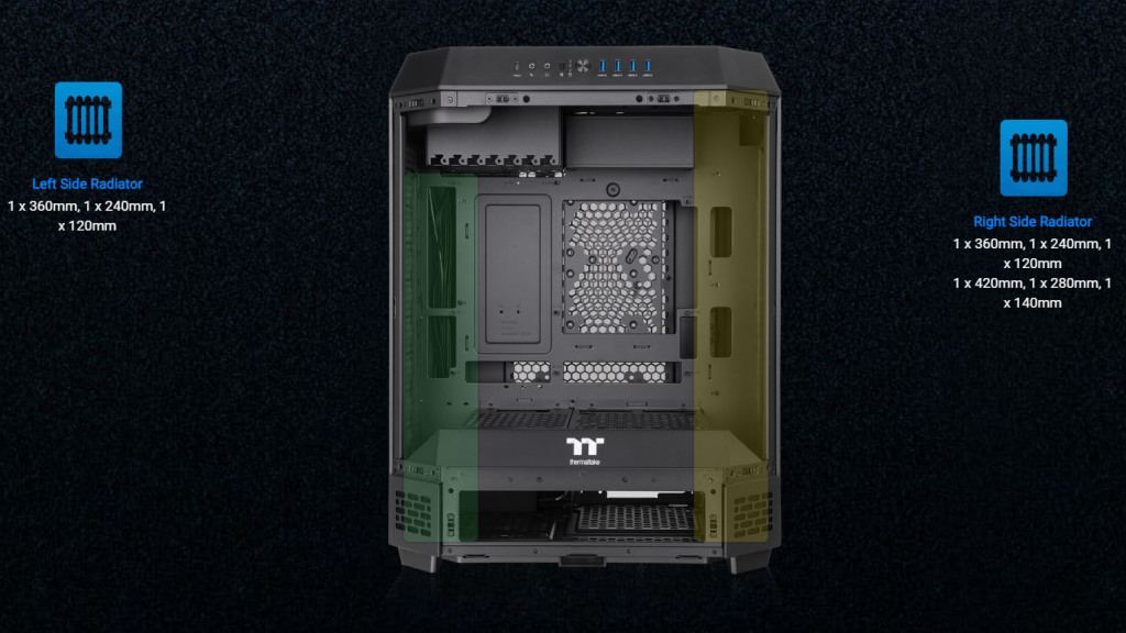 Thermaltake repousse les limites avec The Tower 600 : Le boîtier modulaire ultime 7 the tower 600 rad