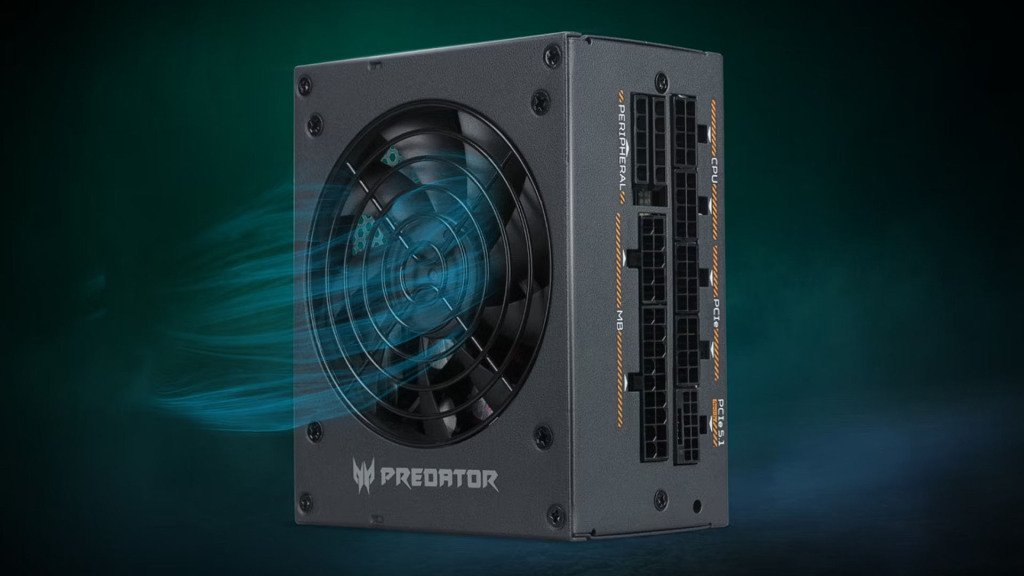 ACER Predator GX850 : alimentation SFX, ATX 3.0 et PCIe 5.1 3 ACER PREDATOR GX850 ventilateur