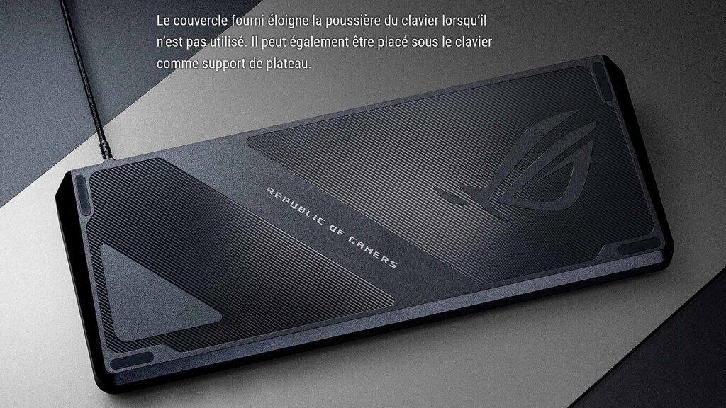 ASUS ROG annonce le clavier 65% Falchion Ace HFX 4 ASUS ROG Falchion Ace HFX couvercle