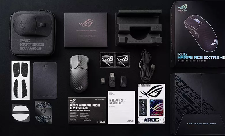 ASUS ROG annonce la souris ROG Harpe Ace Extreme 1 ASUS ROG HARPE ACE EXTREME Couv