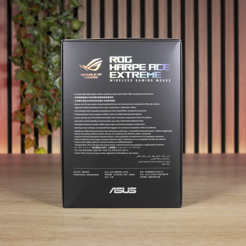 ASUS ROG HARPE ACE EXTREMEcôté 1