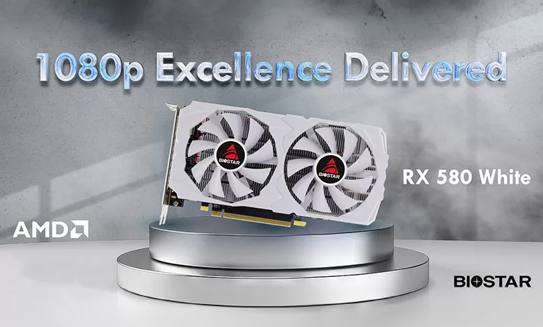 BIOSTAR ressuscite la RX 580 1 BIOSTAR RX 580 White Couv
