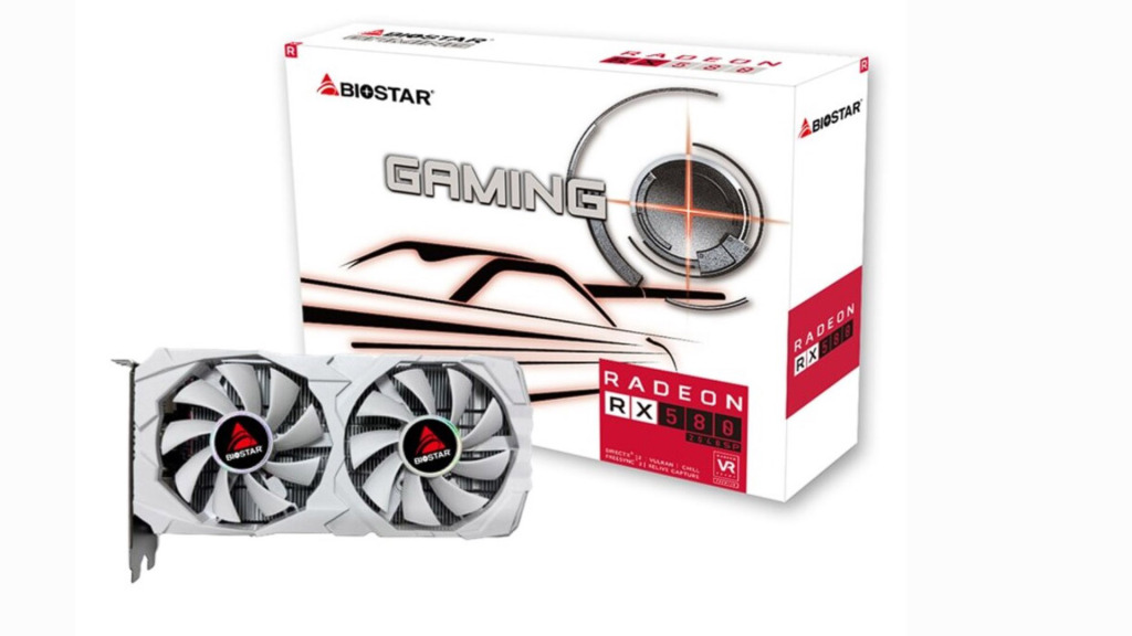 BIOSTAR ressuscite la RX 580 3 BIOSTAR RX 580 White boite