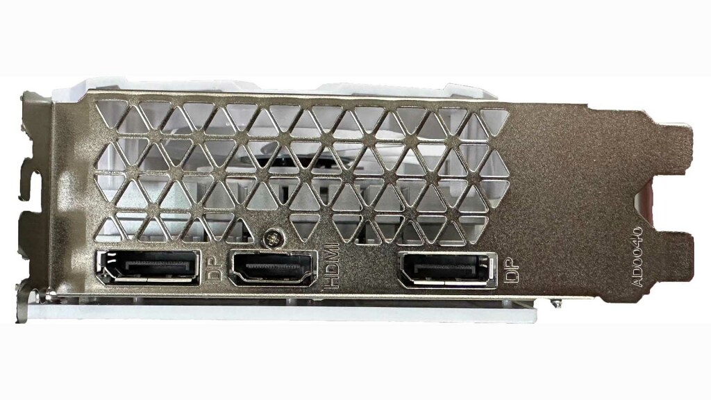 BIOSTAR ressuscite la RX 580 4 BIOSTAR RX 580 White connexteurs