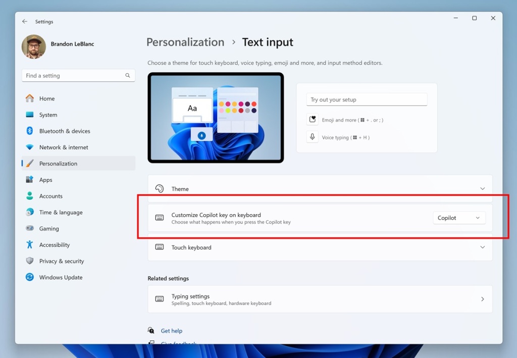 Windows 11 Insider Preview Build 22635.4225: Nouvelles Fonctionnalités et Améliorations 3 Copilot Key Settings