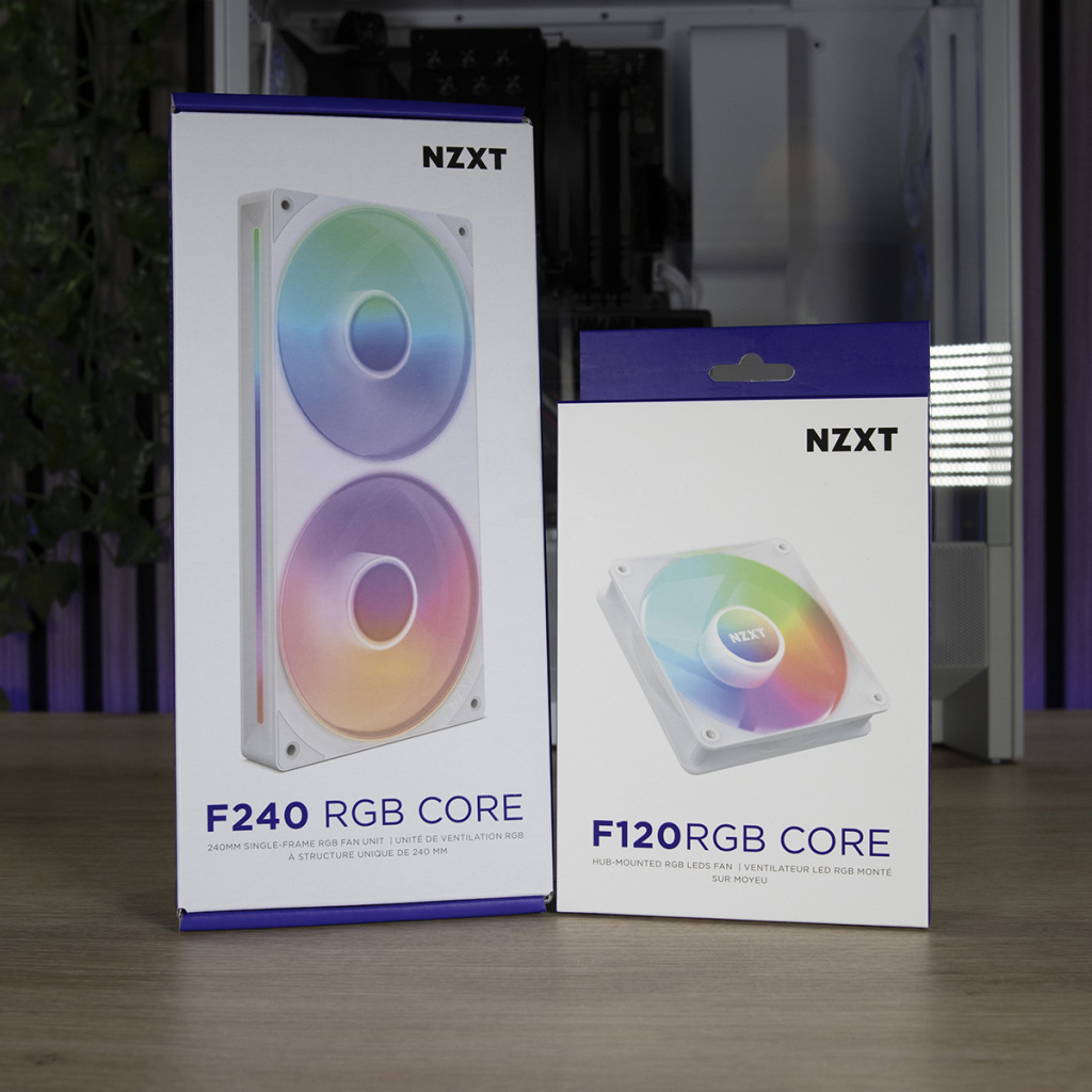 F120 et F240 RGB CORE emballage avant