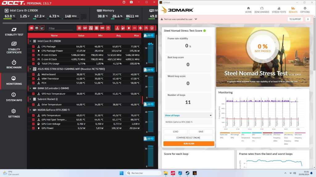 Fractal Era 2 Stress Gpu with pannels