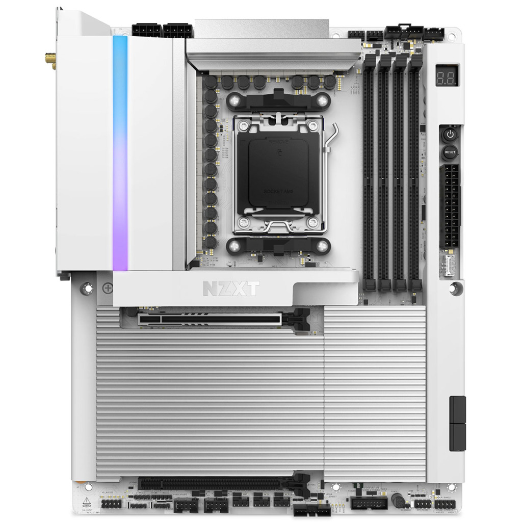 MB N9 X870E White front