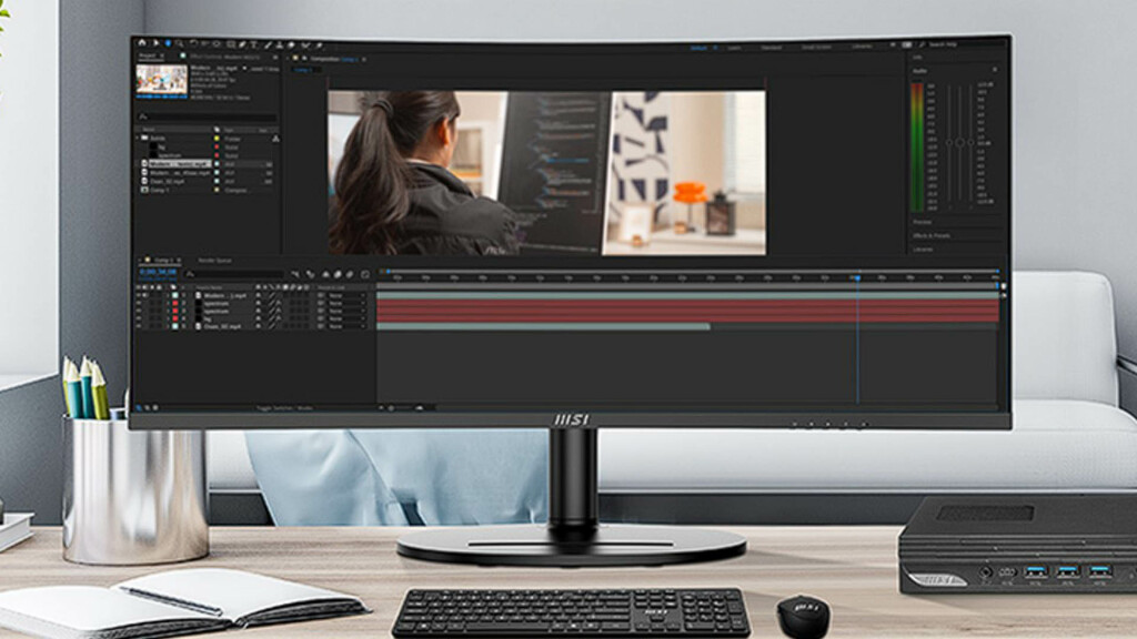 MSI Modern MD342CQP Series : un mélange parfait de performance, de confort et de polyvalence pour les professionnels 3 MSI Modern MD342CQP 1
