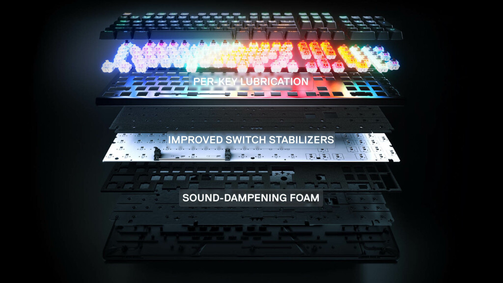 Nouvelle série de claviers SteelSeries Apex Pro Gen 3 5 SteelSeries Apex Pro Gen 3 construction
