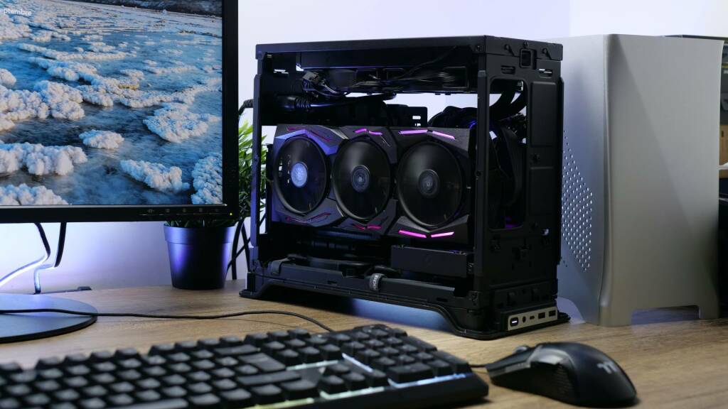 Test Fractal Era 2 montage desktop open