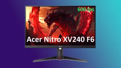 Acer dévoile ses nouveaux écrans de gaming Nitro UltraSpeed avec des fréquences de rafraîchissement allant jusqu'à 600 Hz 26 XV240 F6 Nitro Ultraspeed