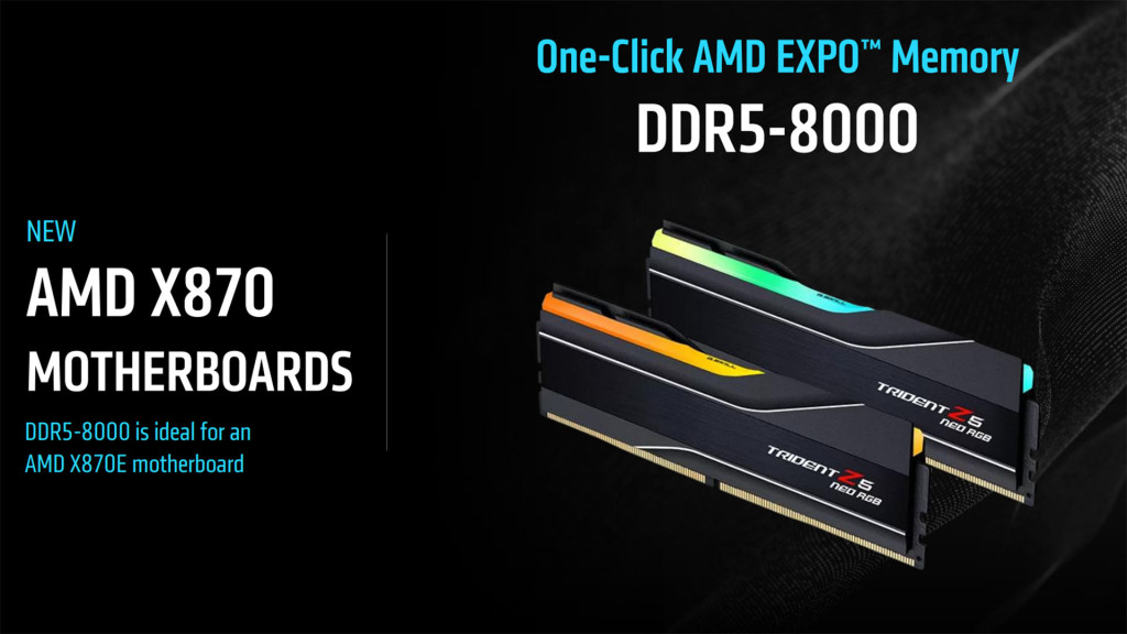 Le nouveau « Sweet Spot » RAM avec AMD Ryzen 9000 et chipset X870 : 8000 MHz, un vrai changement ? 3 amd x870e ddr5 8000