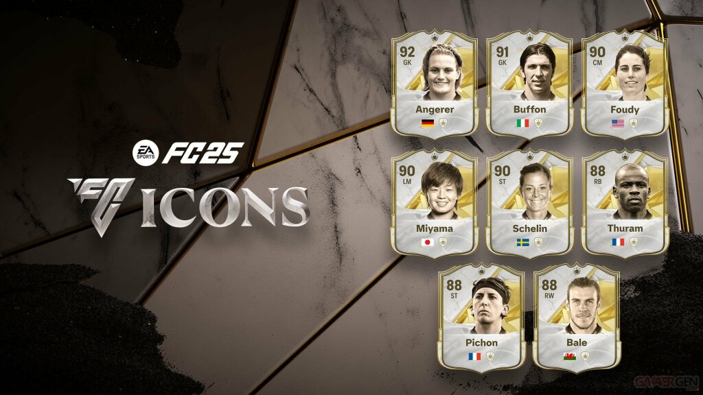 Nouvelles icônes EA SPORTS FC 25 : Les légendes qui rejoignent la compétition ! 3 ea sports fc 25 icons staticassets