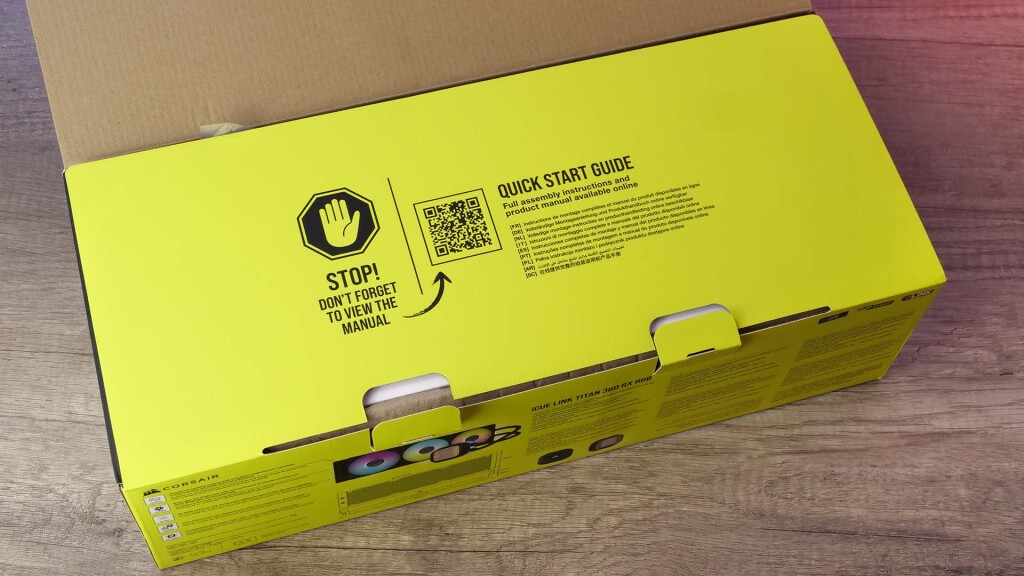 icue link titan 360 rx rgb manual Qr Code