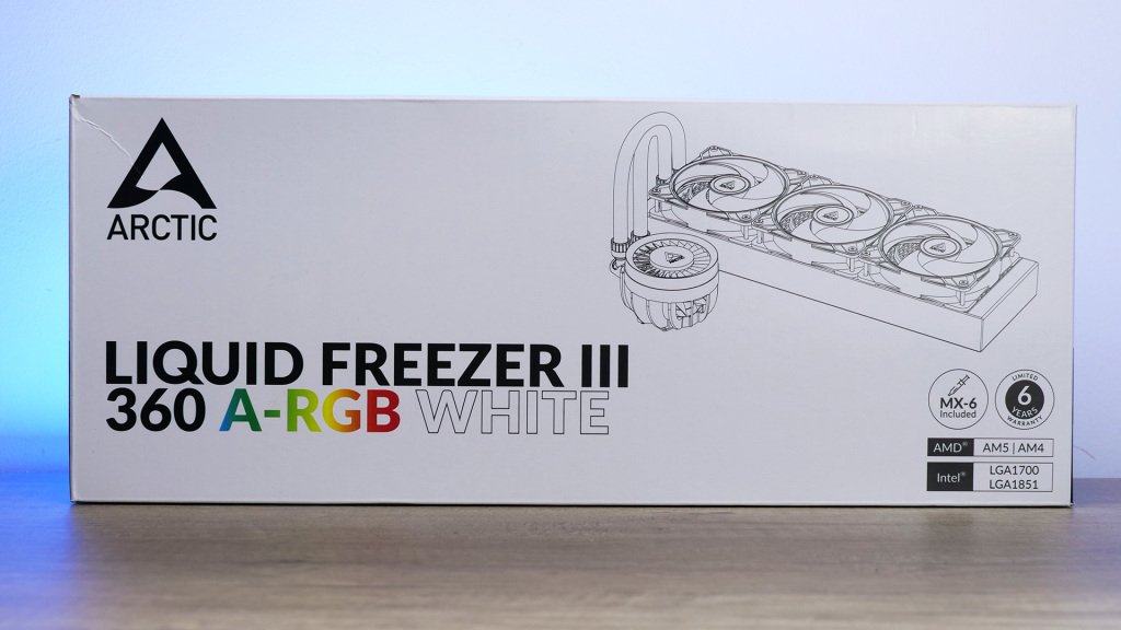 liquid freezer iii 360 a rgb white unboxinng 01