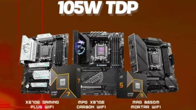 mode tdp 105w msi mobo