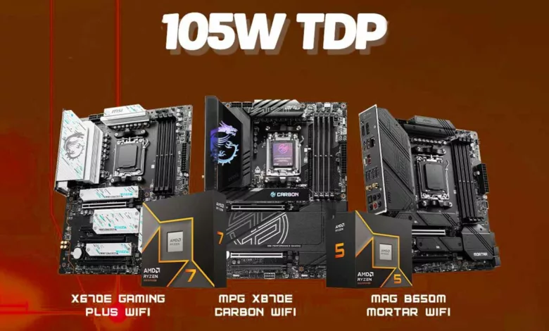 mode tdp 105w msi mobo