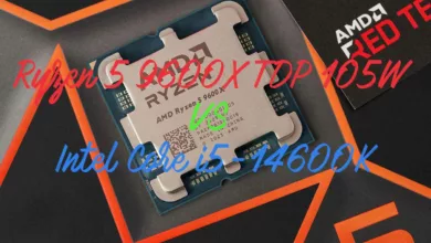 ryzen 5 9600x 105w vs core i5 14600k