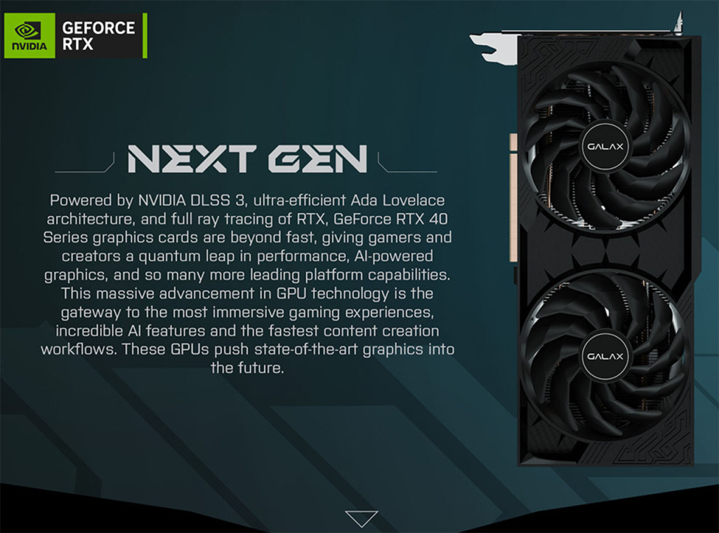 Test NVIDIA RTX 4070 GDDR6 : Performances proches de la GDDR6X en 1080p et 1440p, mais en baisse en 4K 2 test rtx 4070 GDDR6 Galax KFA2