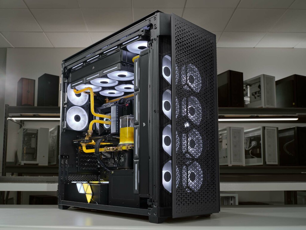 CORSAIR lance son nouveau boîtier PC 9000D RGB AIRFLOW Super-Tower 2 9000D RGB AIRFLOW BLACK TM LAB BUILD 03