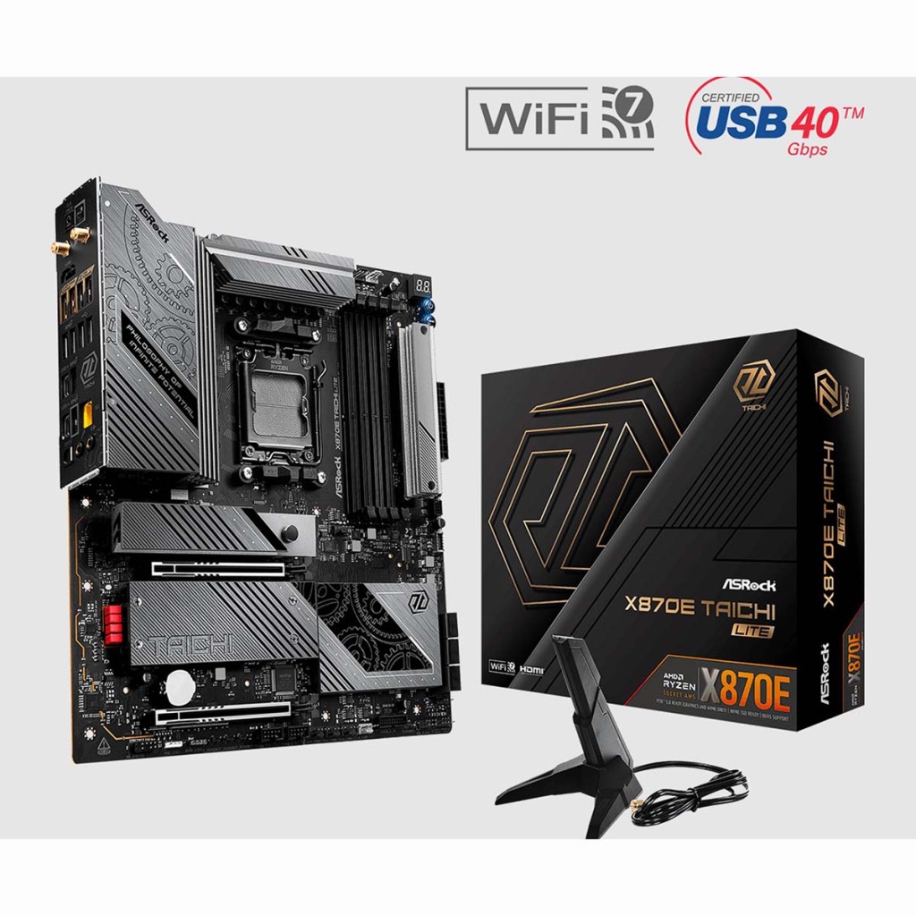 ASRock dévoile les cartes mères X870E / X870 2 ASROCK X870E Nova Taichi Lite