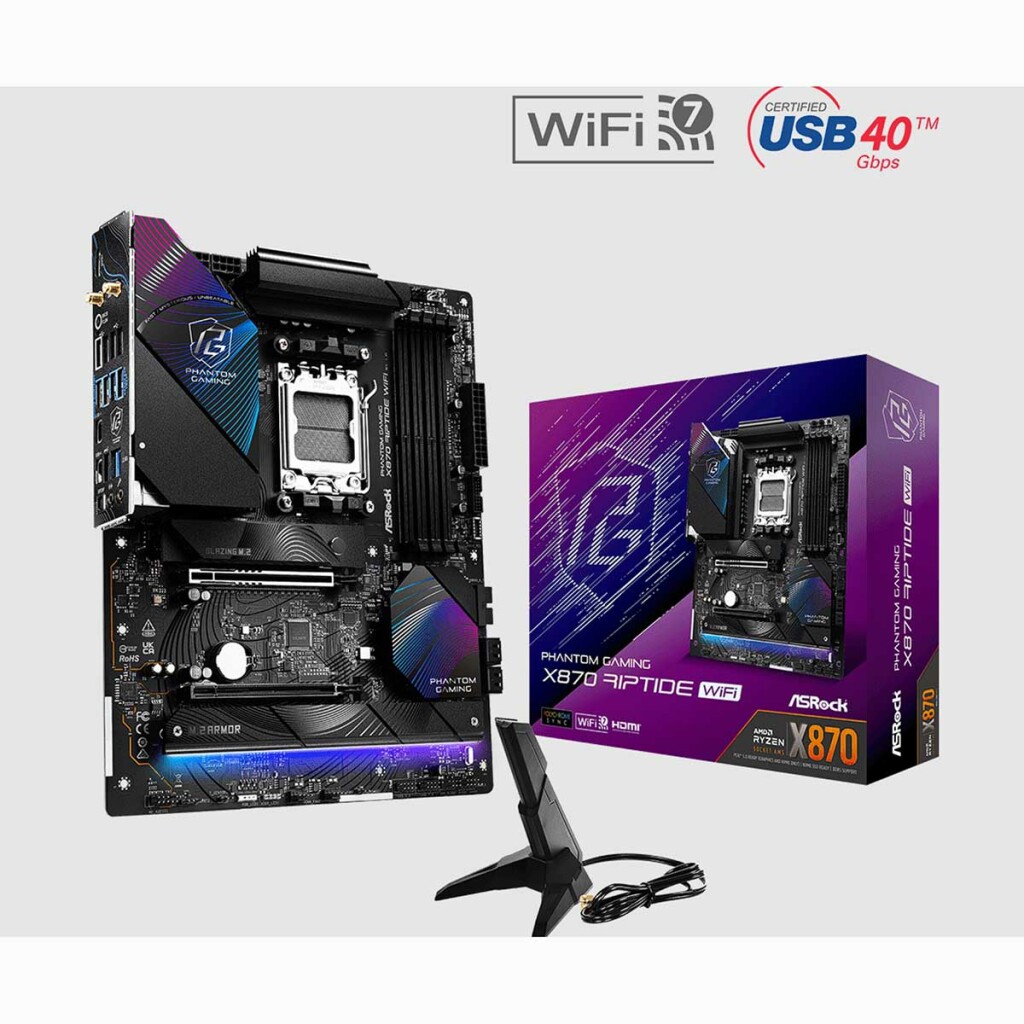 ASRock dévoile les cartes mères X870E / X870 5 ASROCK X870E Riptide