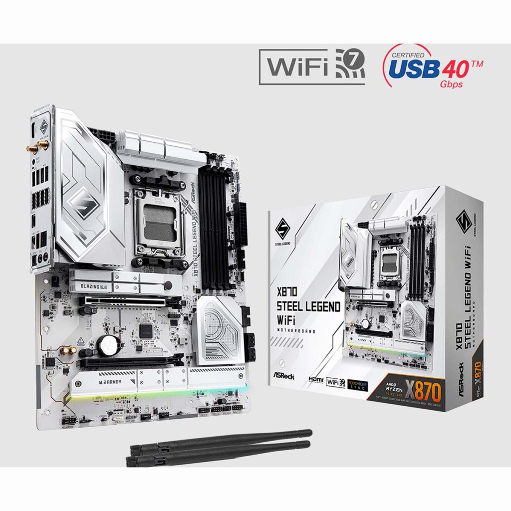 ASRock dévoile les cartes mères X870E / X870 6 ASROCK X870E Steel Legend