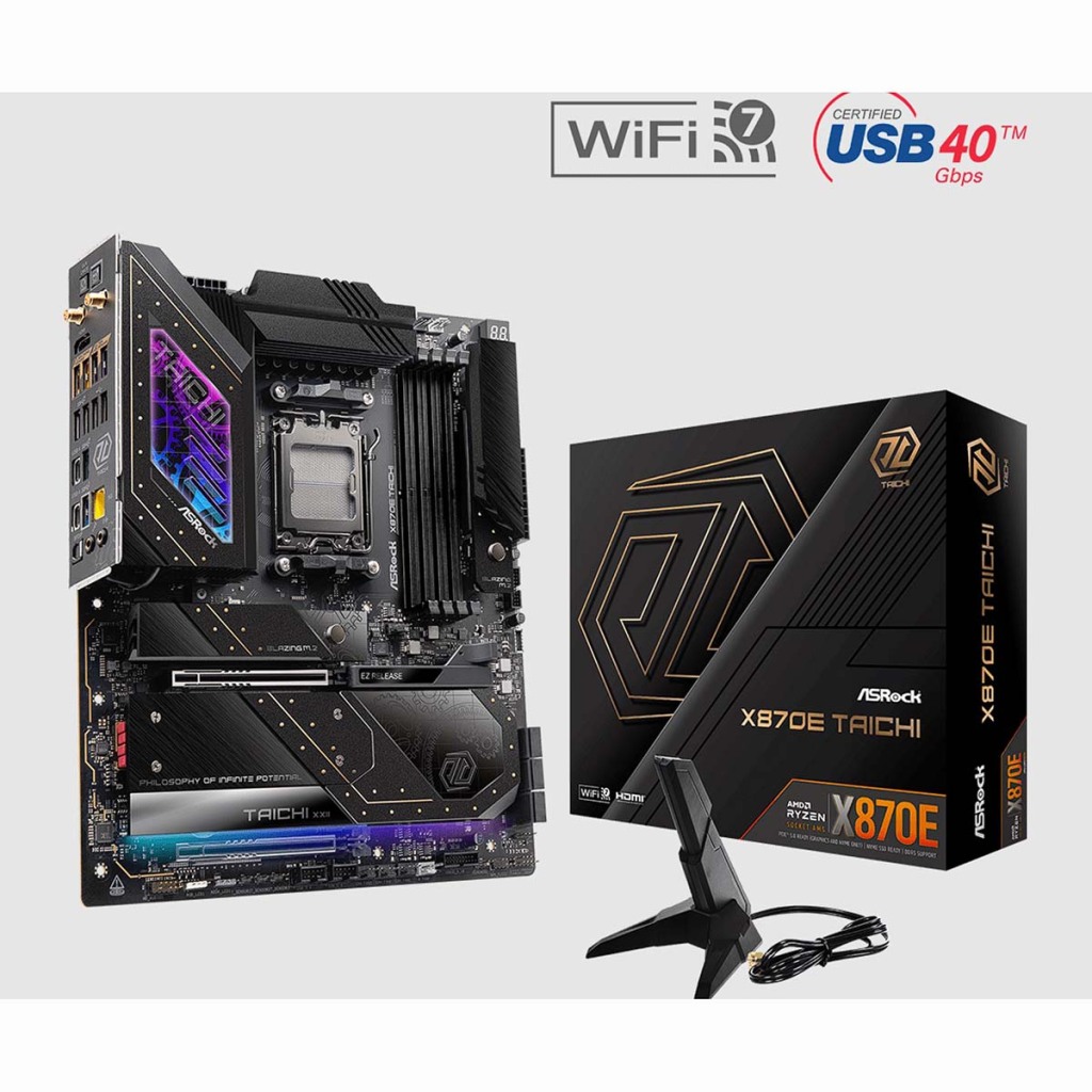 ASRock dévoile les cartes mères X870E / X870 7 ASROCK X870E Taichi