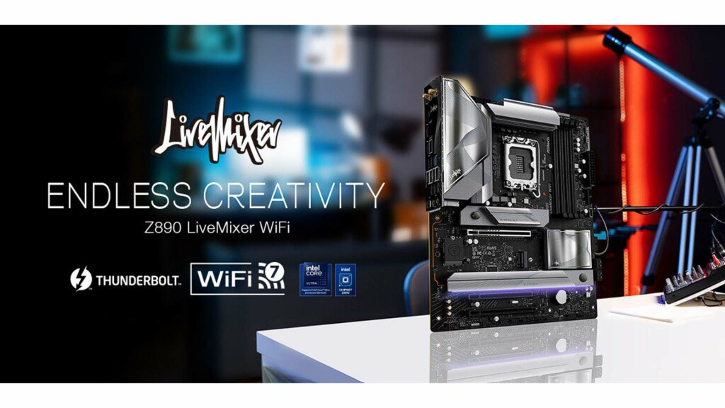 Cartes mères ASRock Z890 : la série Taichi à l'honneur 4 ASRock Z890 Livemixer