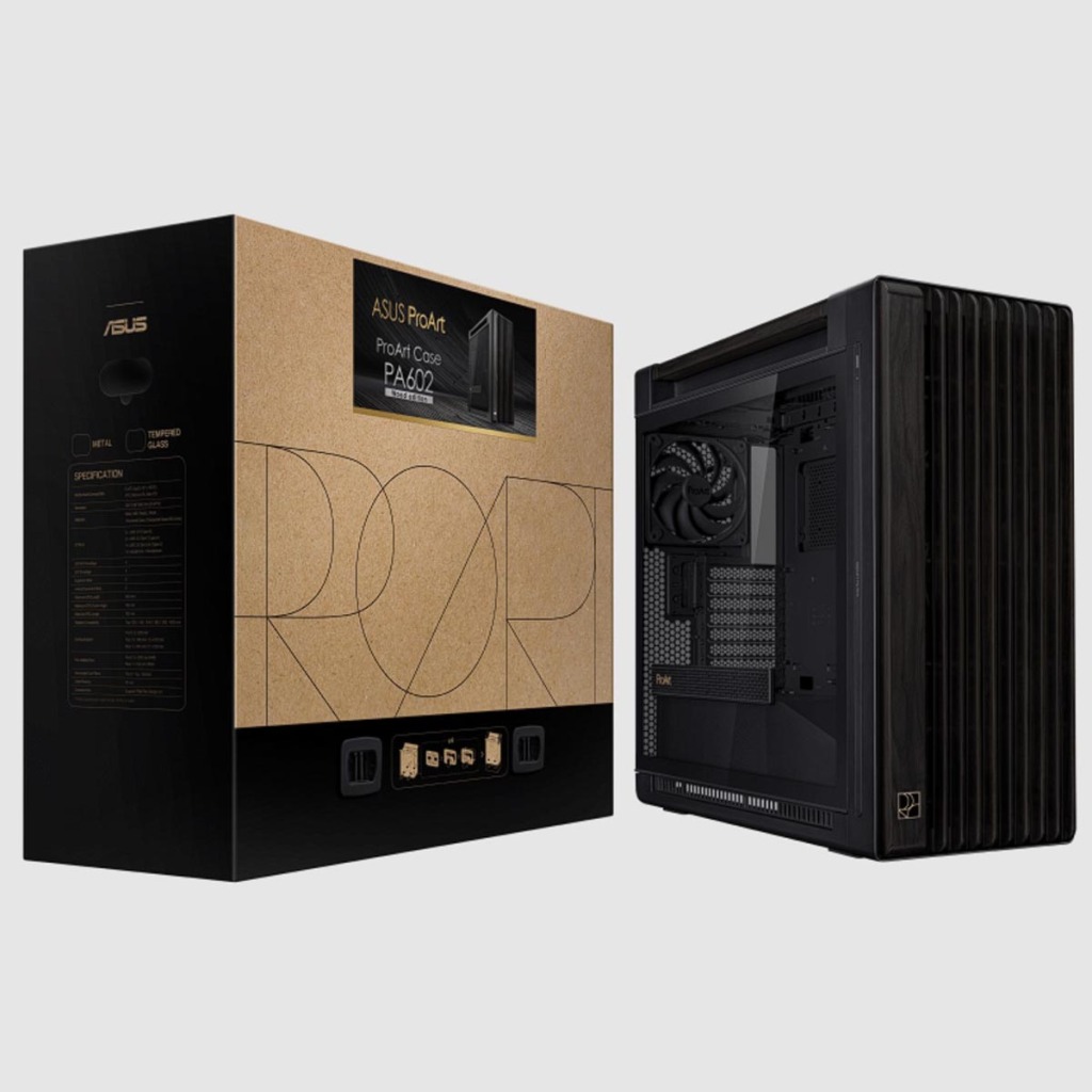 ASUS présente le boîtier ProArt PA602 Wood Edition 8 ASUS ProArt PA602 Wood Edition boite