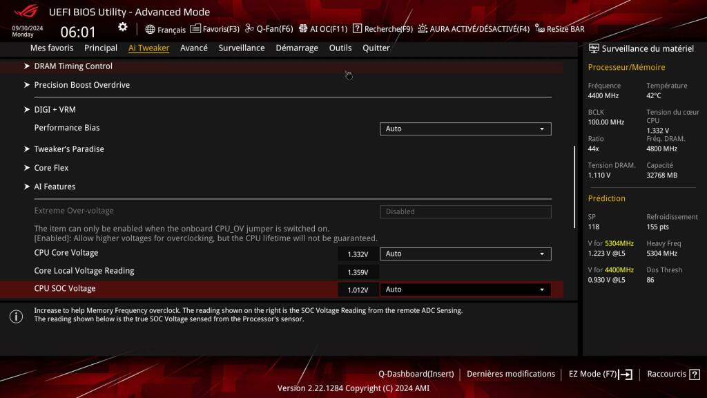 Bios ROG Strix X870E E 6
