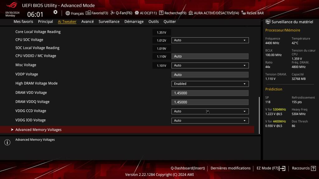 Bios ROG Strix X870E E 7