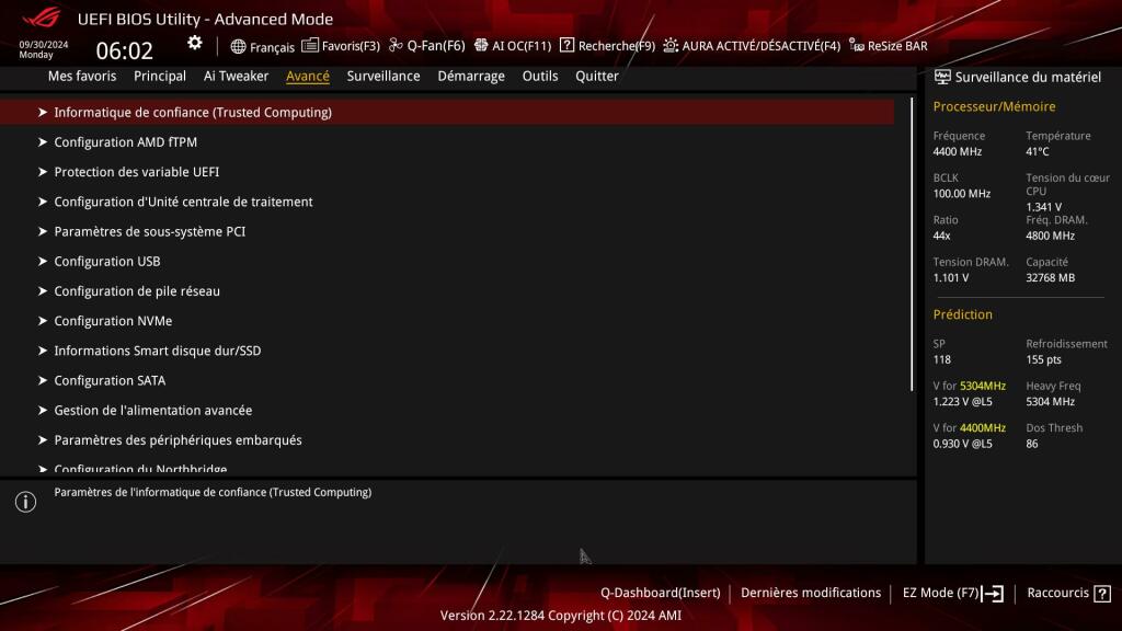 Bios ROG Strix X870E E 9