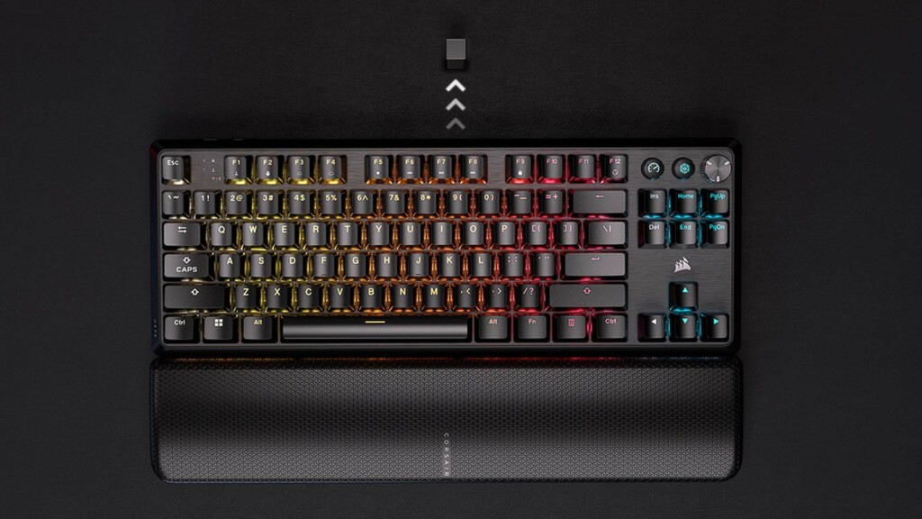 CORSAIR K70 Core TKL : un clavier avec switches MLX améliorés et amortissement du son 4 CORSAIR K70 Core TKL sans fil