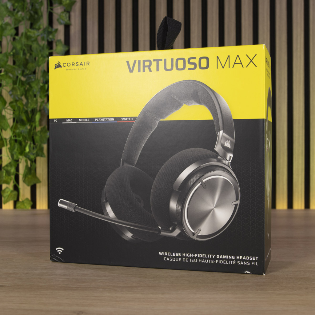 CORSAIR VIRTUOSO MAX emballage face avant